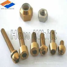 GR5 titanium nuts and bolts for racing industry